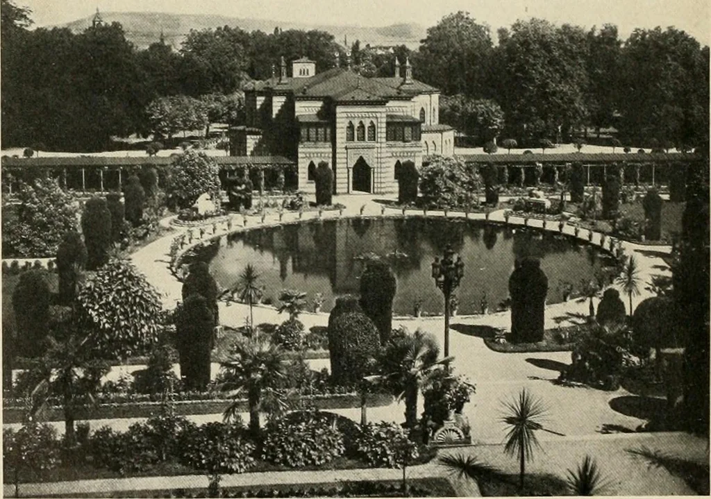 An illustration from Modern city planning and maintenance, 1914, leaf 203