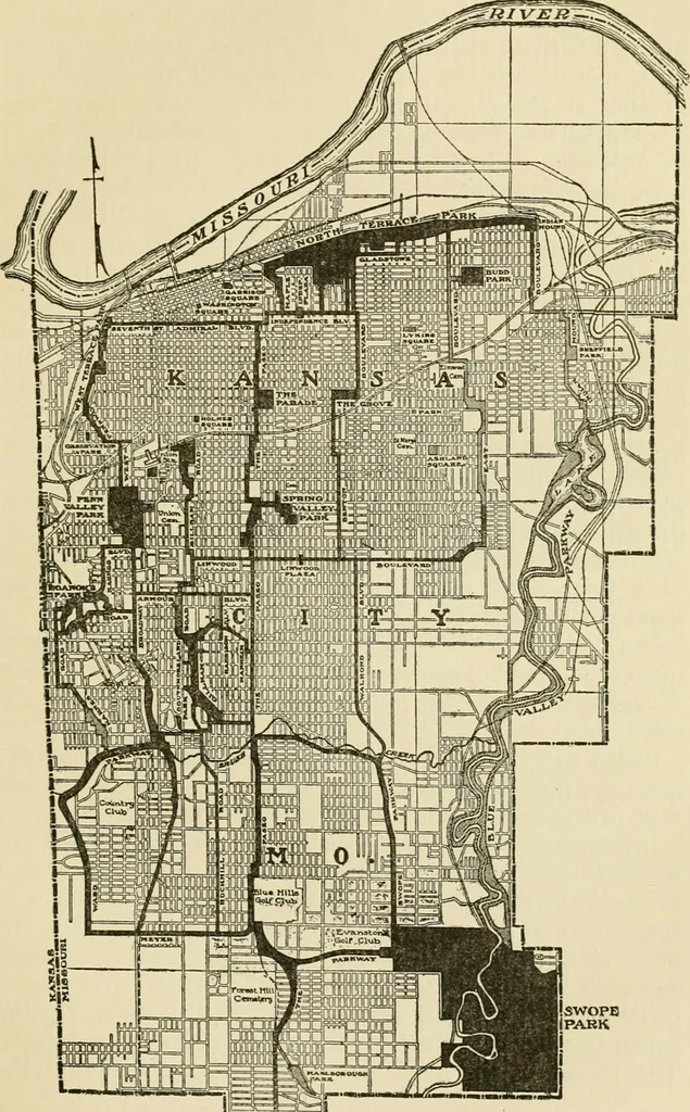 An illustration from Modern city planning and maintenance, 1914, leaf 206