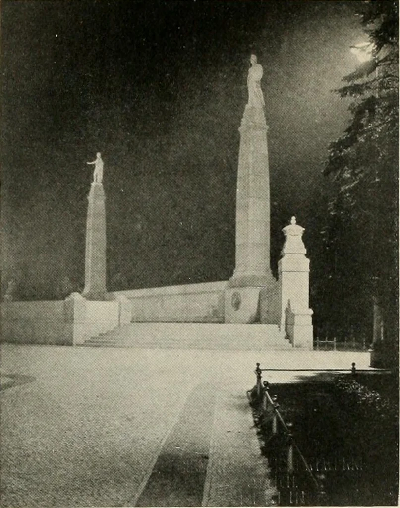 An illustration from Modern city planning and maintenance, 1914, leaf 235