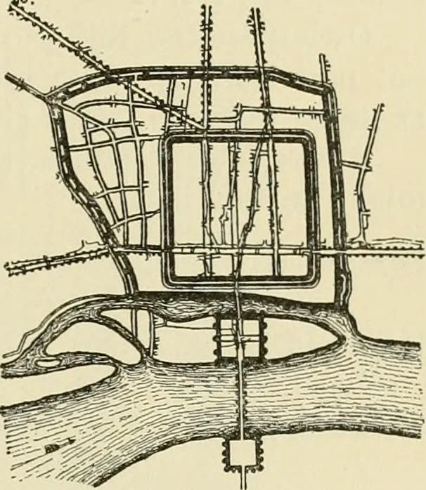 An illustration from Modern city planning and maintenance, 1914, leaf 72