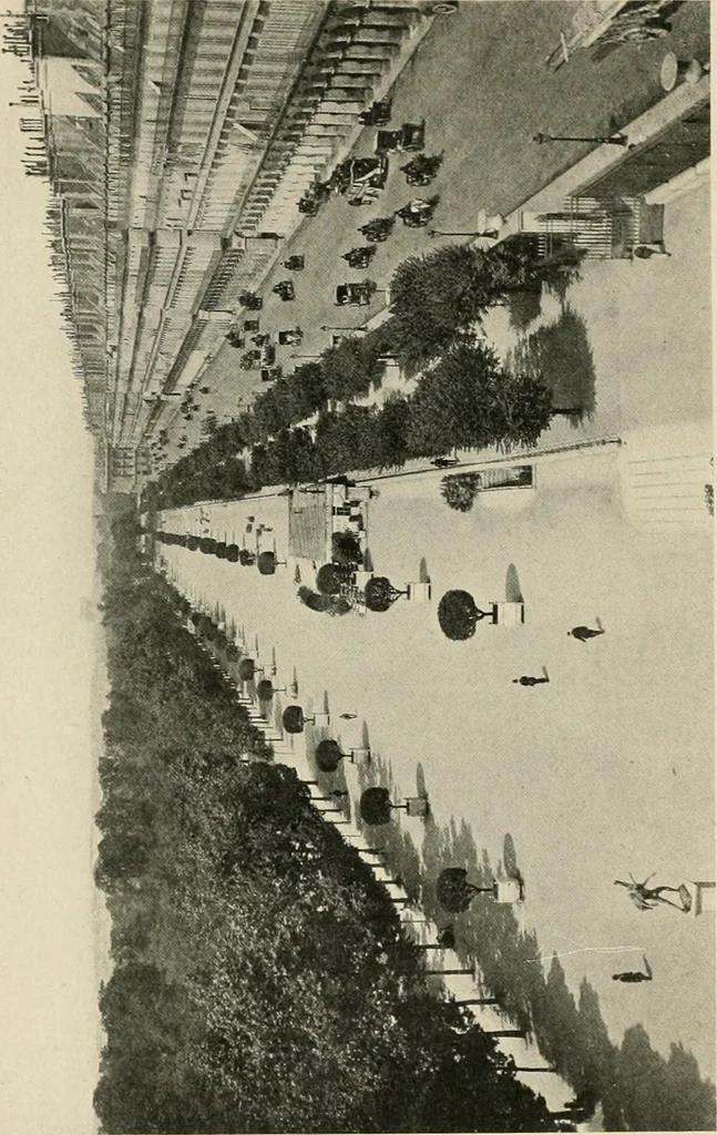 An illustration from Modern city planning and maintenance, 1914, leaf 77