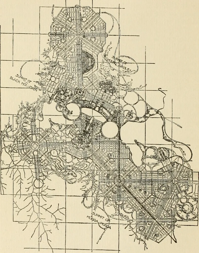 An illustration from Modern city planning and maintenance, 1914, leaf 91