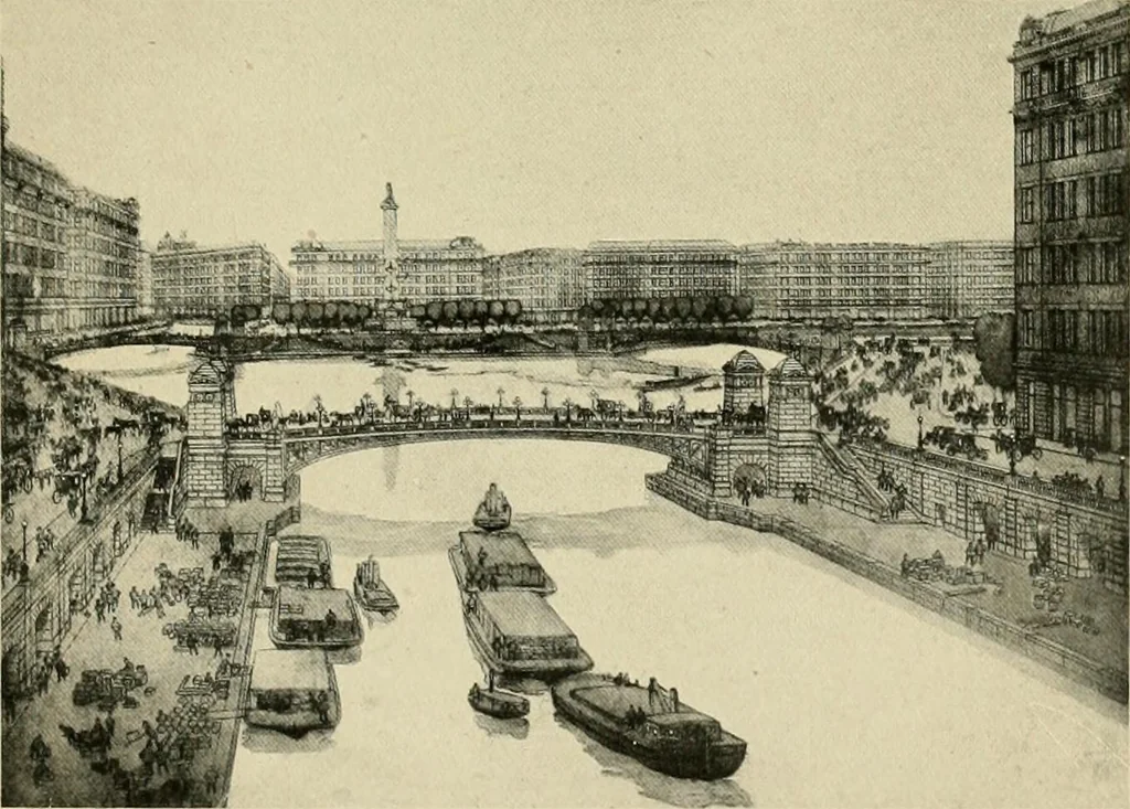 An illustration from Modern city planning and maintenance, 1914, leaf 92