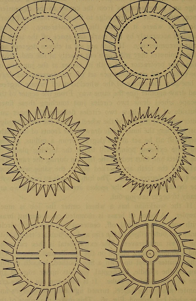 An illustration from The modern clock; a study of time keeping mechanism; its construction, regulation, and repair, 1905, leaf 127