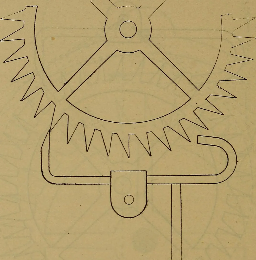 An illustration from The modern clock; a study of time keeping mechanism; its construction, regulation, and repair, 1905, leaf 149