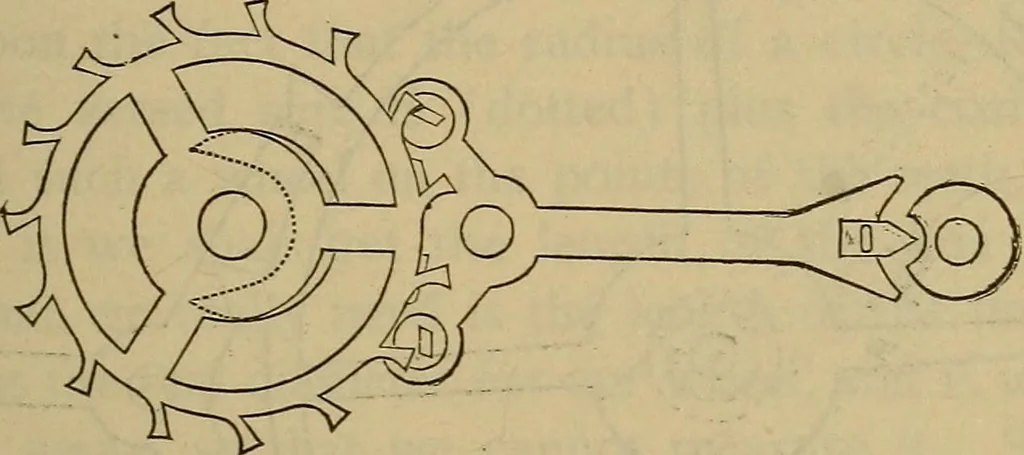 An illustration from The modern clock; a study of time keeping mechanism; its construction, regulation, and repair, 1905, leaf 196