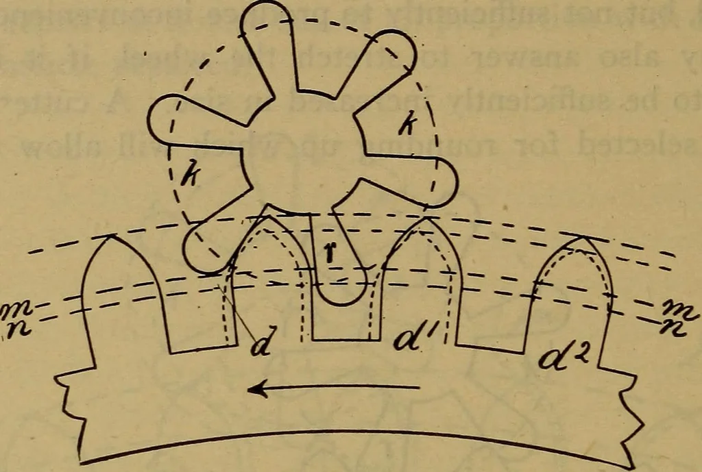 An illustration from The modern clock; a study of time keeping mechanism; its construction, regulation, and repair, 1905, leaf 223