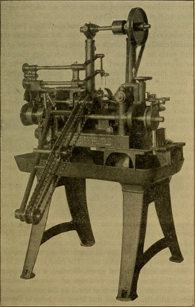 An illustration from The modern clock; a study of time keeping mechanism; its construction, regulation, and repair, 1905, leaf 252