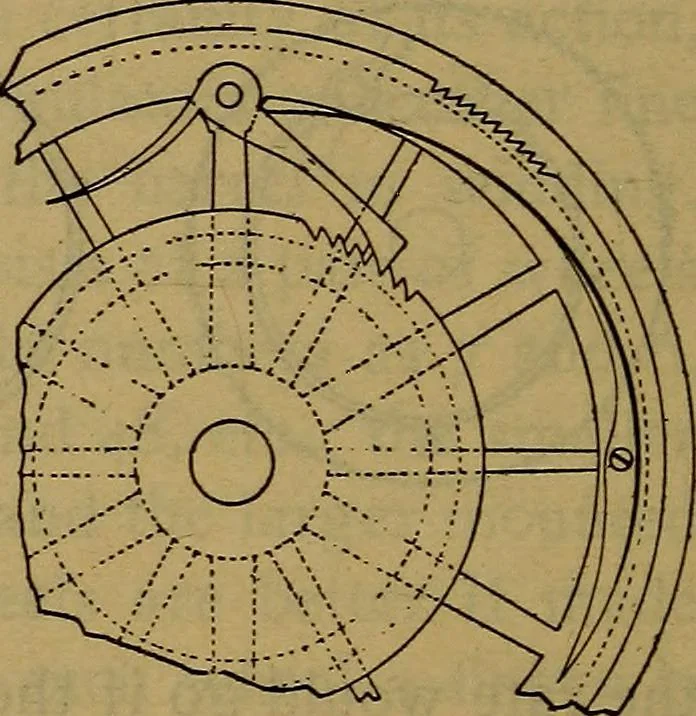 An illustration from The modern clock; a study of time keeping mechanism; its construction, regulation, and repair, 1905, leaf 289