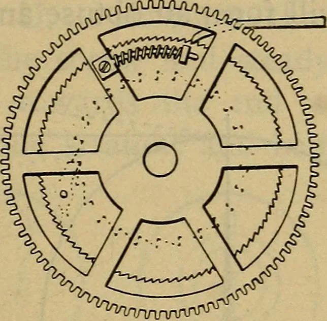An illustration from The modern clock; a study of time keeping mechanism; its construction, regulation, and repair, 1905, leaf 290