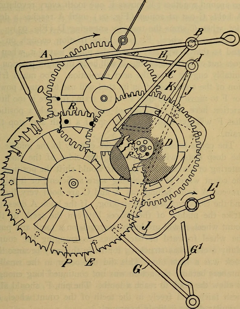 An illustration from The modern clock; a study of time keeping mechanism; its construction, regulation, and repair, 1905, leaf 306