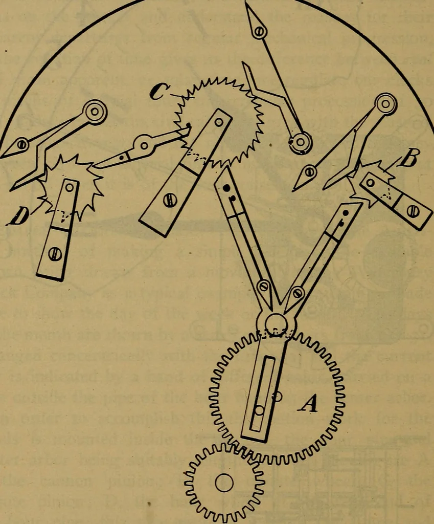 An illustration from The modern clock; a study of time keeping mechanism; its construction, regulation, and repair, 1905, leaf 355