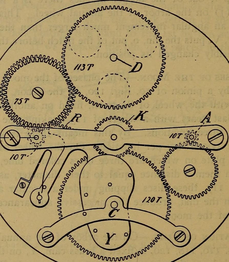 An illustration from The modern clock; a study of time keeping mechanism; its construction, regulation, and repair, 1905, leaf 369