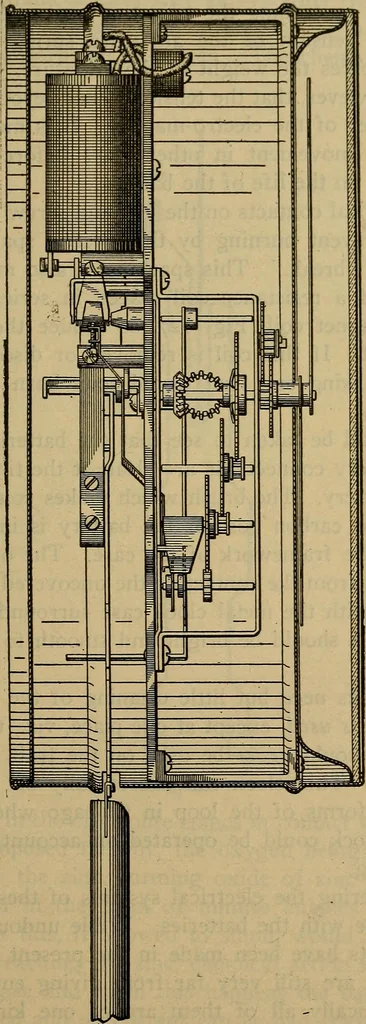 An illustration from The modern clock; a study of time keeping mechanism; its construction, regulation, and repair, 1905, leaf 382