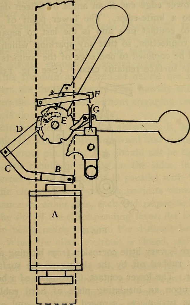 An illustration from The modern clock; a study of time keeping mechanism; its construction, regulation, and repair, 1905, leaf 398