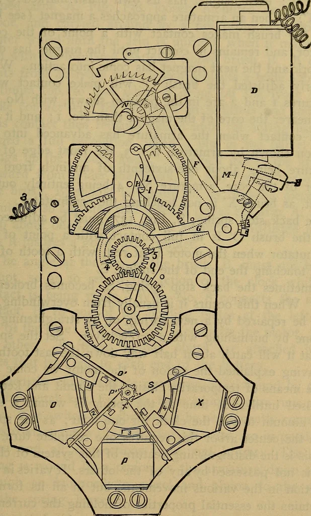 An illustration from The modern clock; a study of time keeping mechanism; its construction, regulation, and repair, 1905, leaf 404