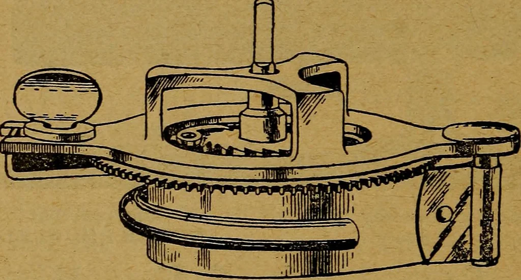 An illustration from The modern clock; a study of time keeping mechanism; its construction, regulation, and repair, 1905, leaf 515