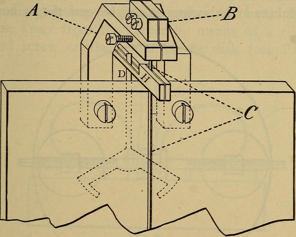 An illustration from The modern clock; a study of time keeping mechanism; its construction, regulation, and repair, 1905, leaf 96