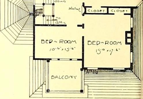 An illustration from Modern dwellings : a book of practical designs and plans for those who wish to build or beautify their homes, 1901, leaf 13