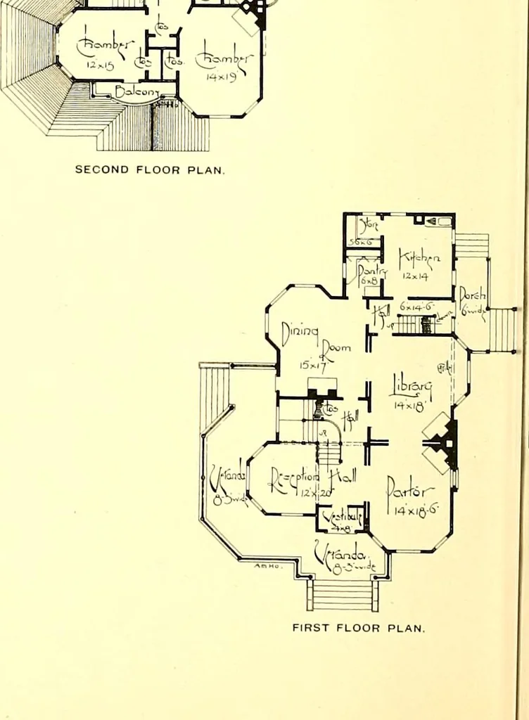 An illustration from Modern dwellings : a book of practical designs and plans for those who wish to build or beautify their homes, 1901, leaf 25