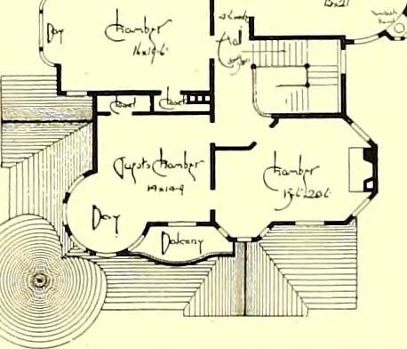 An illustration from Modern dwellings : a book of practical designs and plans for those who wish to build or beautify their homes, 1901, leaf 29