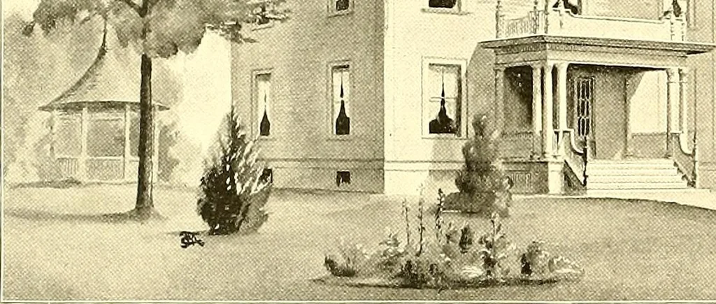 An illustration from Modern dwellings : a book of practical designs and plans for those who wish to build or beautify their homes, 1901, leaf 41