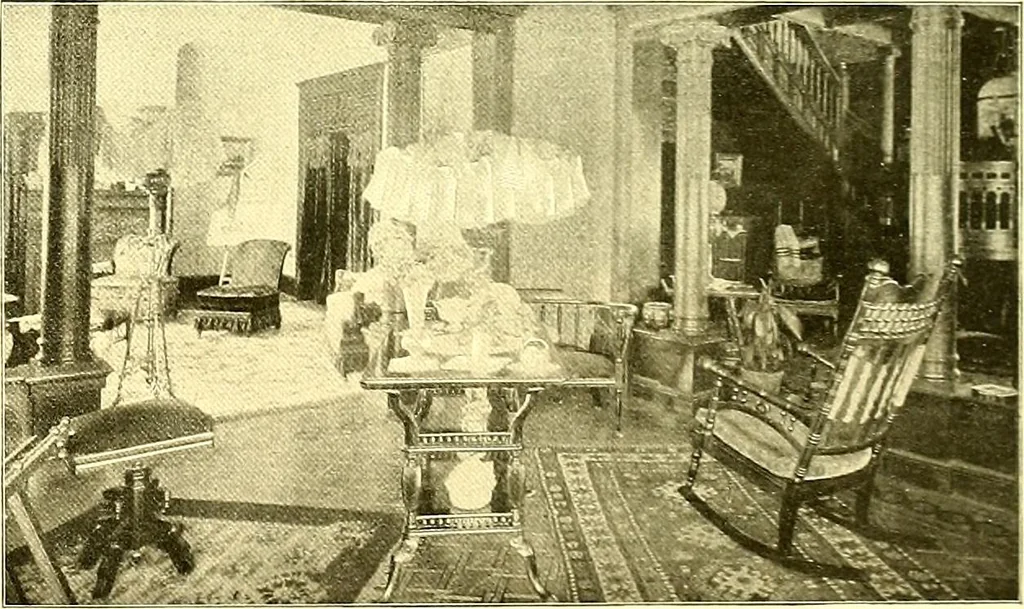 An illustration from Modern dwellings : a book of practical designs and plans for those who wish to build or beautify their homes, 1901, leaf 52