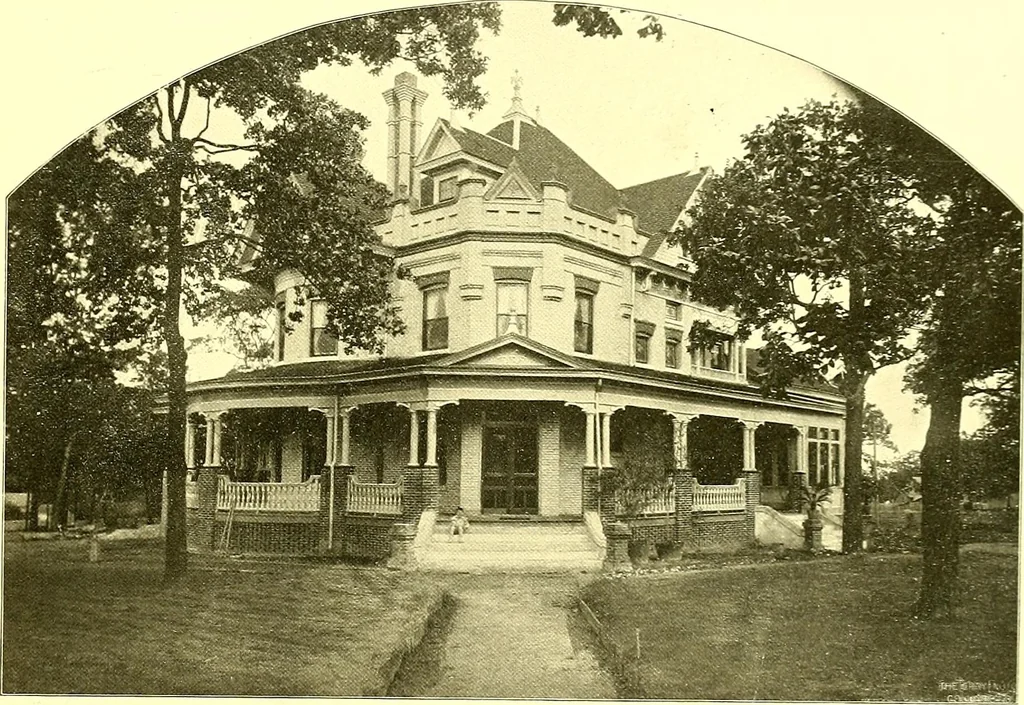 An illustration from Modern dwellings : a book of practical designs and plans for those who wish to build or beautify their homes, 1901, leaf 58