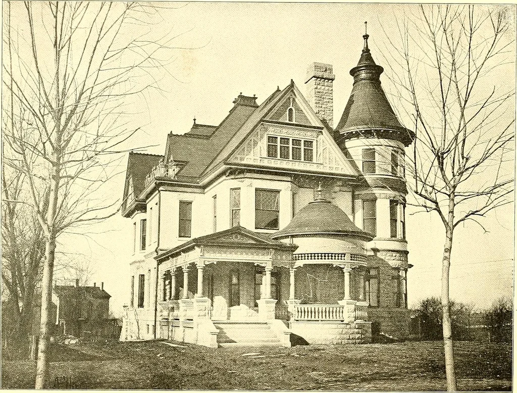 An illustration from Modern dwellings : a book of practical designs and plans for those who wish to build or beautify their homes, 1901, leaf 59