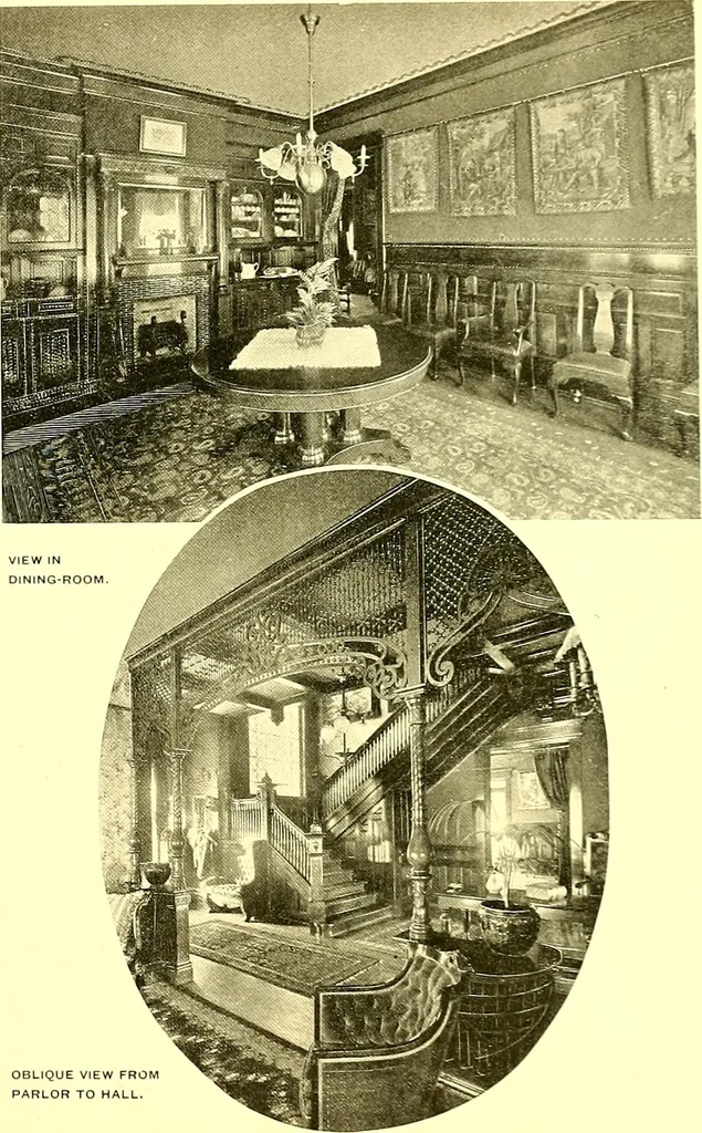 An illustration from Modern dwellings : a book of practical designs and plans for those who wish to build or beautify their homes, 1901, leaf 62