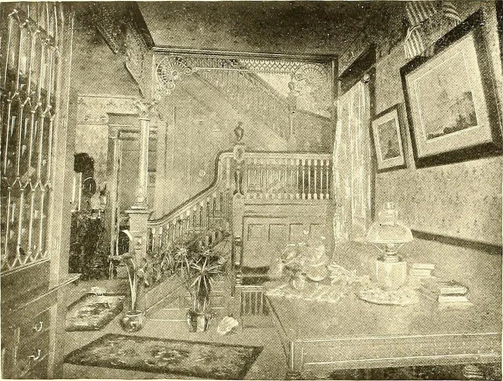 An illustration from Modern dwellings : a book of practical designs and plans for those who wish to build or beautify their homes, 1901, leaf 65