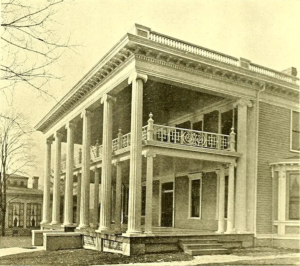 An illustration from Modern dwellings : a book of practical designs and plans for those who wish to build or beautify their homes, 1901, leaf 66