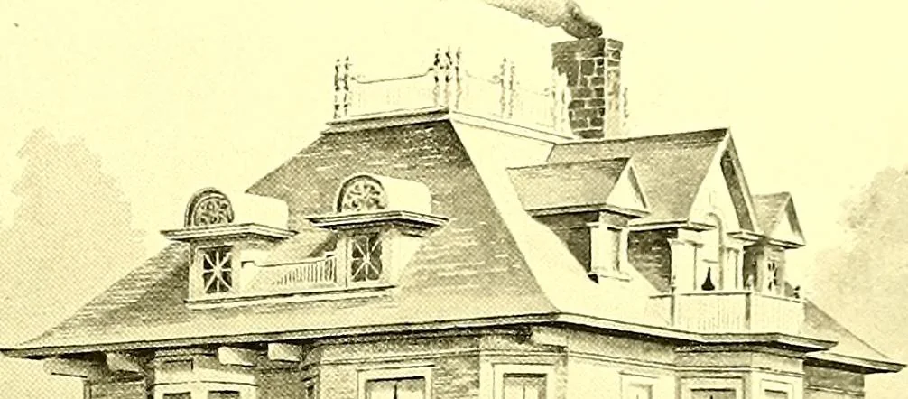 An illustration from Modern dwellings : a book of practical designs and plans for those who wish to build or beautify their homes, 1901, leaf 72