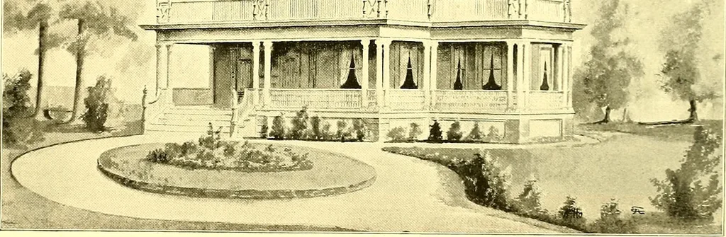 An illustration from Modern dwellings : a book of practical designs and plans for those who wish to build or beautify their homes, 1901, leaf 72