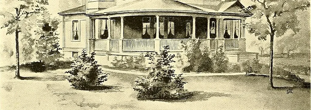 An illustration from Modern dwellings : a book of practical designs and plans for those who wish to build or beautify their homes, 1901, leaf 75