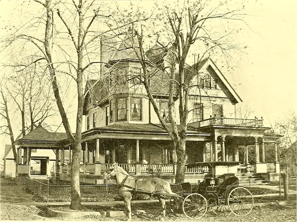 An illustration from Modern dwellings : a book of practical designs and plans for those who wish to build or beautify their homes, 1901, leaf 78