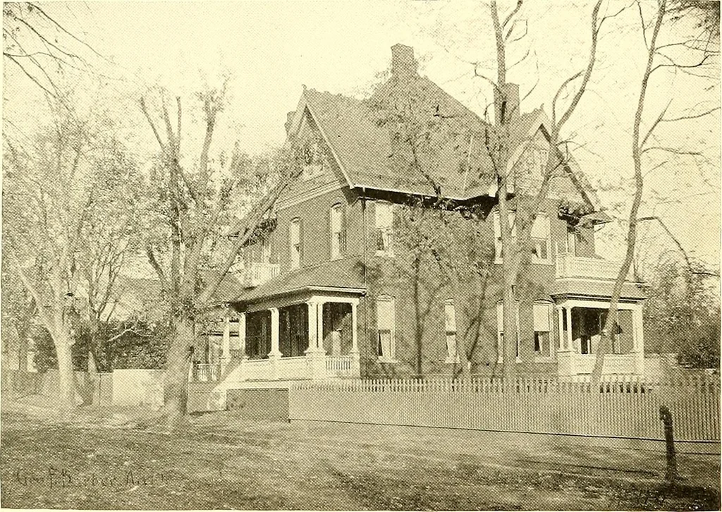 An illustration from Modern dwellings : a book of practical designs and plans for those who wish to build or beautify their homes, 1901, leaf 83