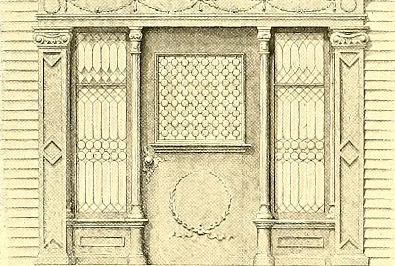 An illustration from Modern dwellings : a book of practical designs and plans for those who wish to build or beautify their homes, 1901, leaf 87