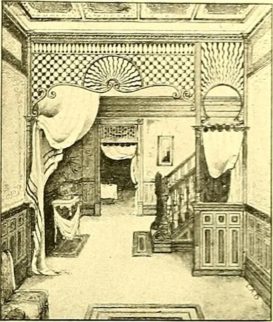 An illustration from Modern dwellings : a book of practical designs and plans for those who wish to build or beautify their homes, 1901, leaf 90