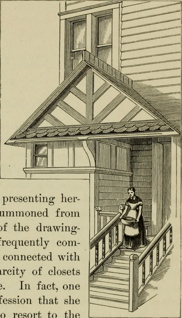 An illustration from Modern dwellings in town and country adapted to American wants and climate with a treatise on furniture and decoration, 1878, leaf 118