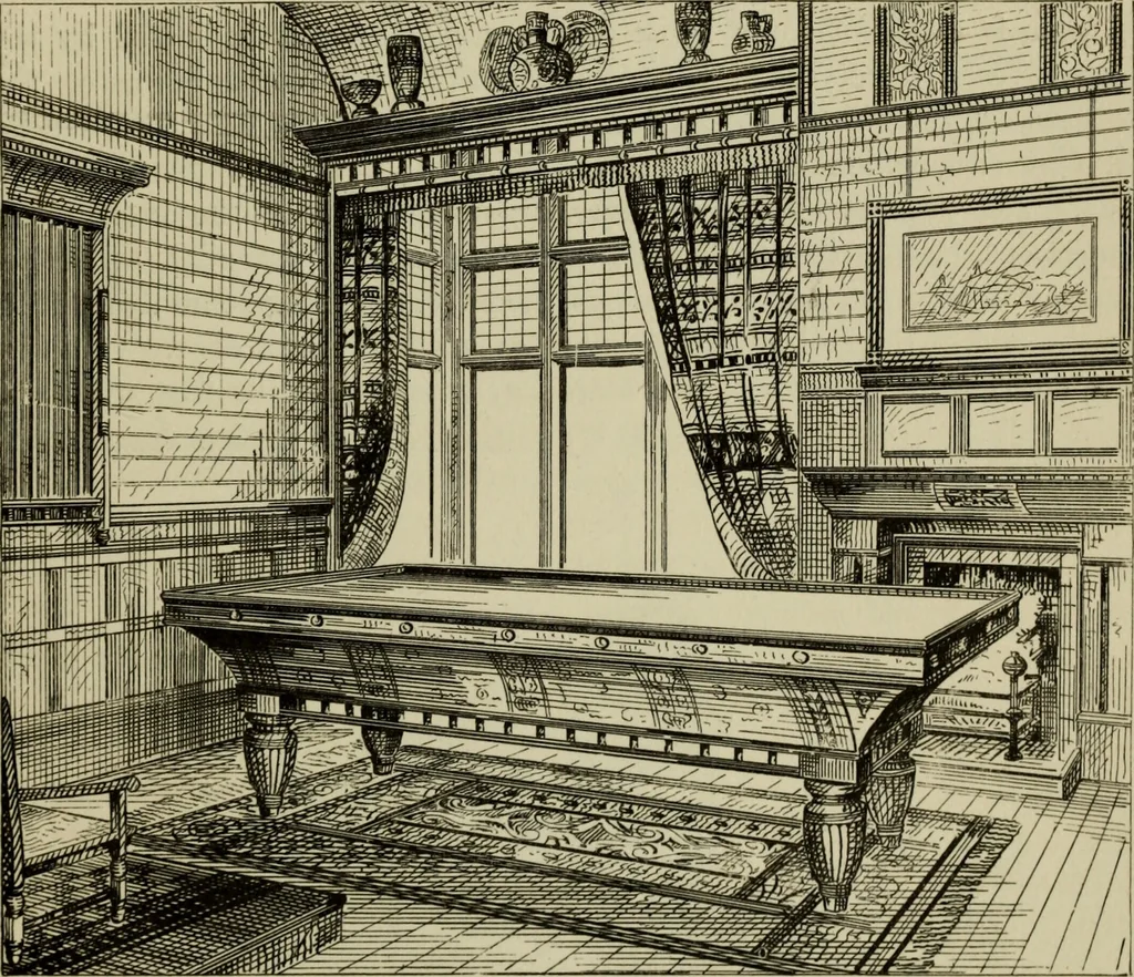 An illustration from Modern dwellings in town and country adapted to American wants and climate with a treatise on furniture and decoration, 1878, leaf 124