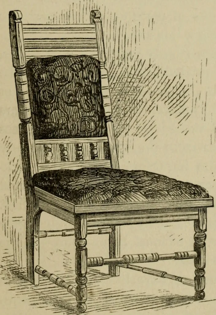An illustration from Modern dwellings in town and country adapted to American wants and climate with a treatise on furniture and decoration, 1878, leaf 188