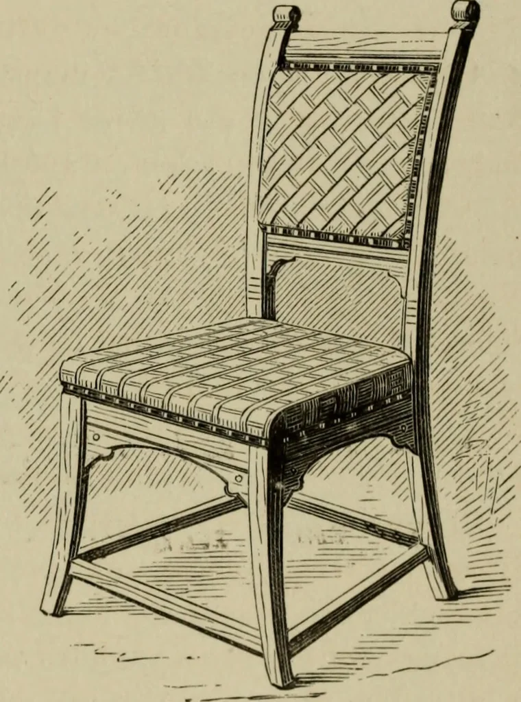 An illustration from Modern dwellings in town and country adapted to American wants and climate with a treatise on furniture and decoration, 1878, leaf 190