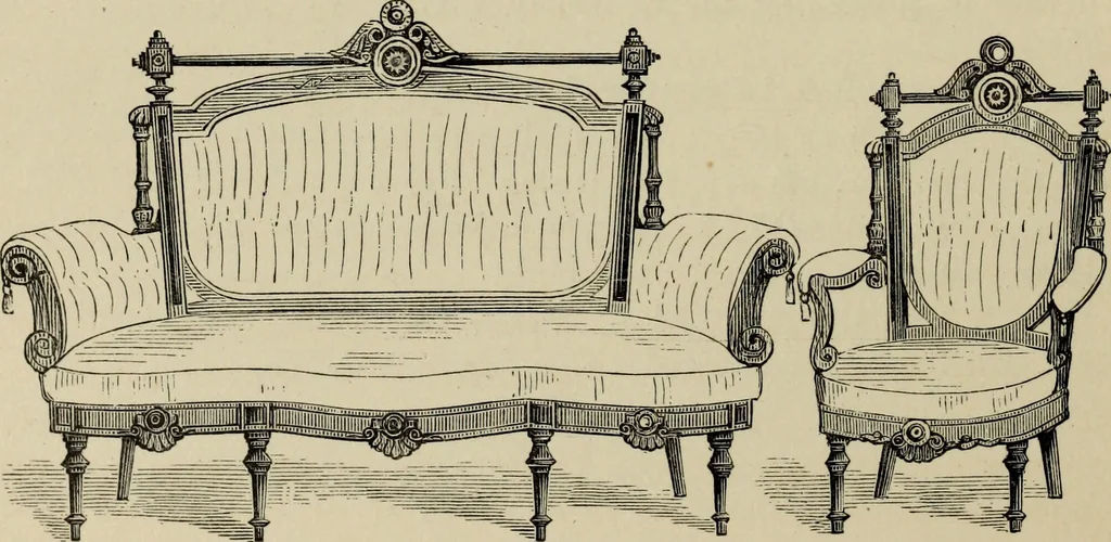 An illustration from Modern dwellings in town and country adapted to American wants and climate with a treatise on furniture and decoration, 1878, leaf 199