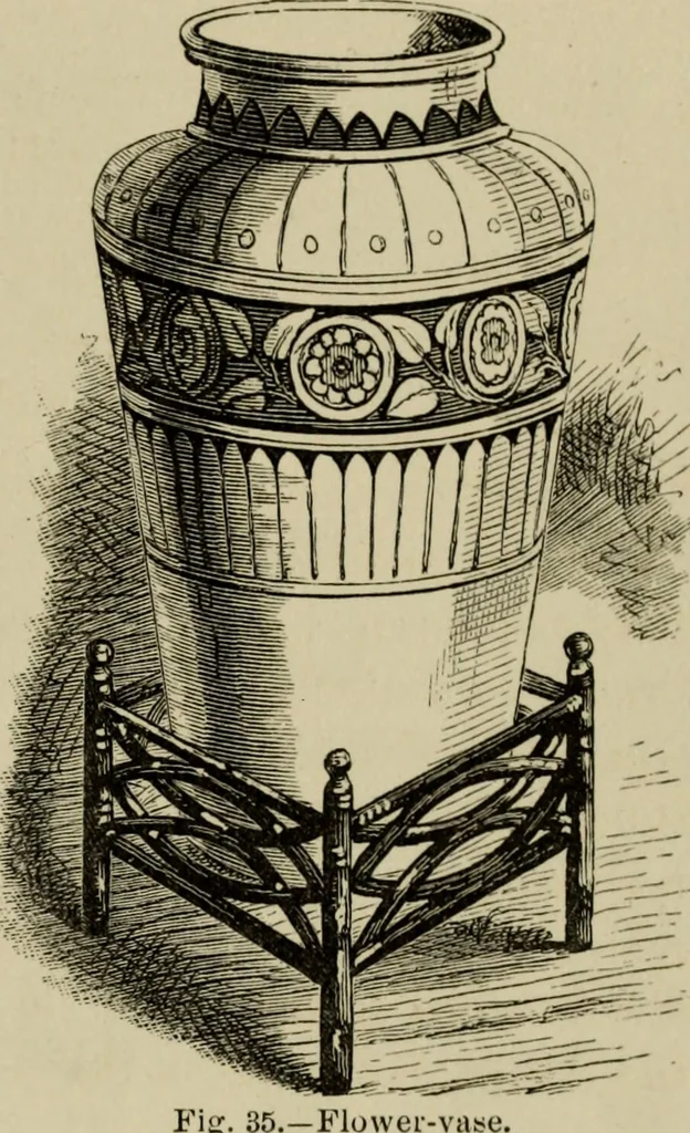An illustration from Modern dwellings in town and country adapted to American wants and climate with a treatise on furniture and decoration, 1878, leaf 208