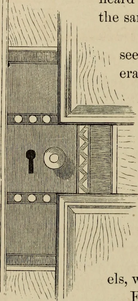 An illustration from Modern dwellings in town and country adapted to American wants and climate with a treatise on furniture and decoration, 1878, leaf 213