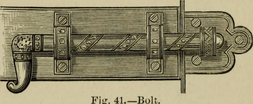 An illustration from Modern dwellings in town and country adapted to American wants and climate with a treatise on furniture and decoration, 1878, leaf 214