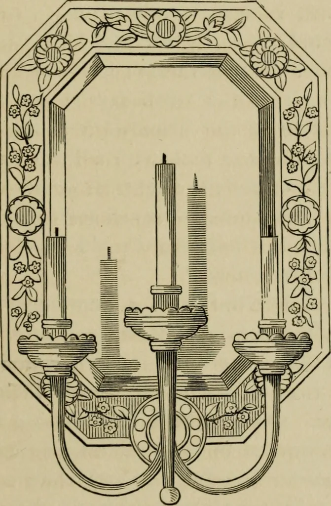 An illustration from Modern dwellings in town and country adapted to American wants and climate with a treatise on furniture and decoration, 1878, leaf 218