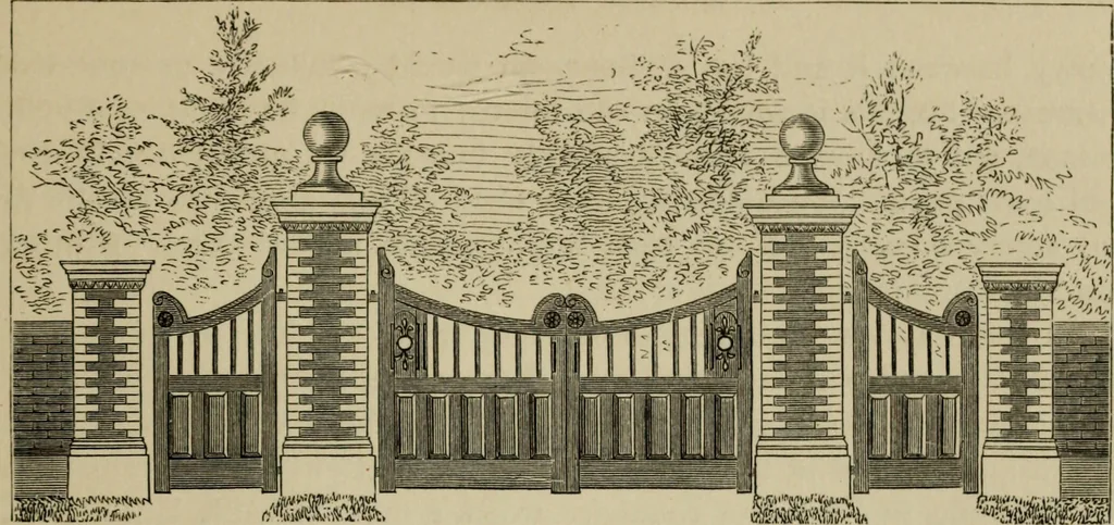 An illustration from Modern dwellings in town and country adapted to American wants and climate with a treatise on furniture and decoration, 1878, leaf 22