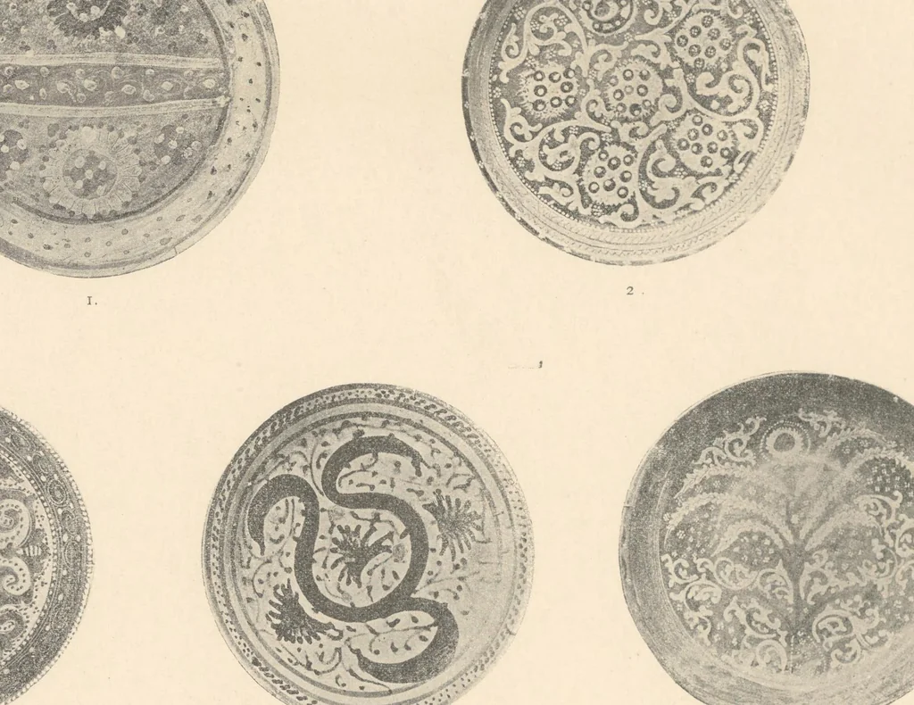 An illustration from Moderne Keramik von Centralasien : 15 Tafeln nebst Text, 1897, leaf 33
